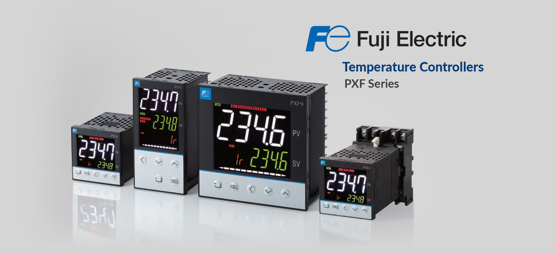 Fuji Electric - Temperature Controllers - PXF Series